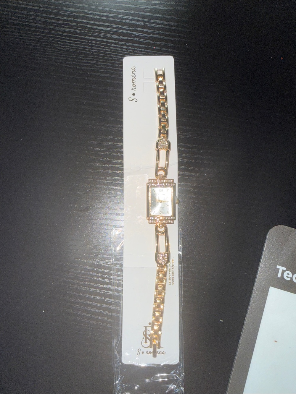 Rose Gold Crystal Accent Women's Bracelet Watch